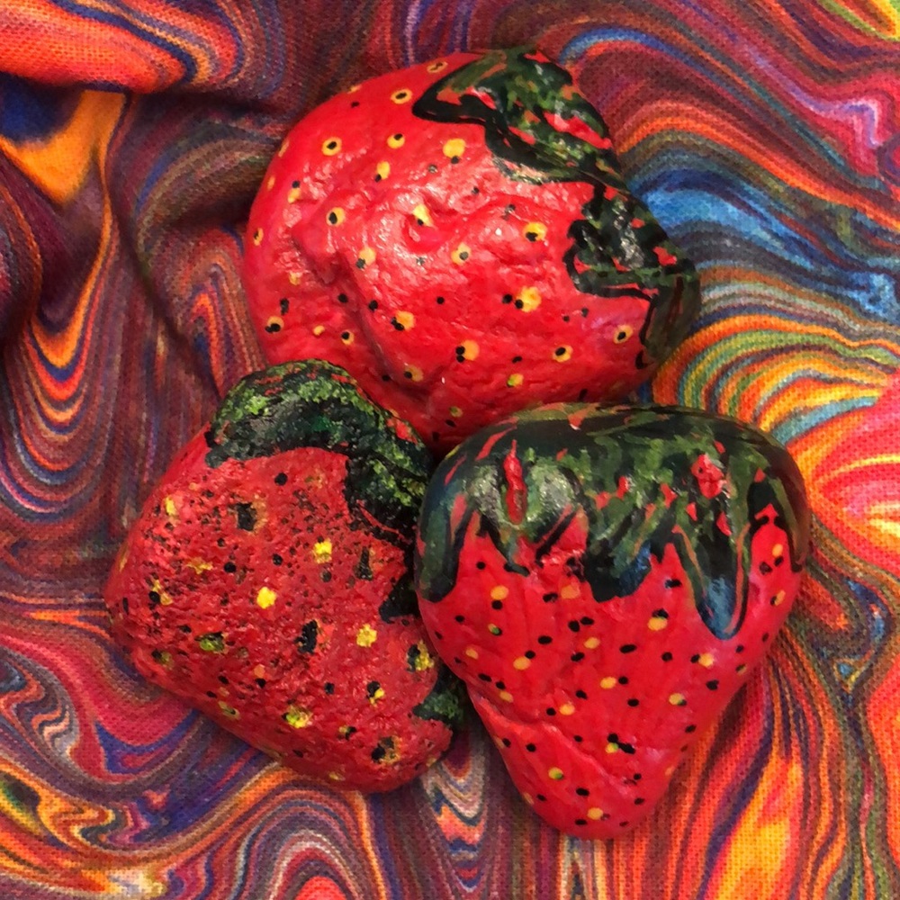 HAND PAINTED STRAWBERRIES